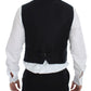 Dolce & Gabbana Gray Wool Blend Logo Vest Gilet Weste