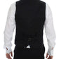 Dolce & Gabbana Gray Wool Formal Dress Vest Gilet Weste