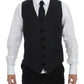 Dolce & Gabbana Gray Wool Formal Dress Vest Gilet Weste