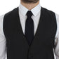 Dolce & Gabbana Gray Wool Formal Dress Vest Gilet Weste