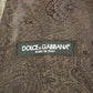 Dolce & Gabbana Brown Wool Single Breasted Vest Gilet