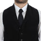 Dolce & Gabbana Black Manchester Single Breasted Vest