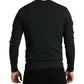 Dolce & Gabbana Gray Wool Round Neck Pullover Sweater