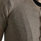 Dolce & Gabbana Henley Pullover Beige Cashmere Sweater