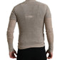 Dolce & Gabbana Henley Pullover Beige Cashmere Sweater