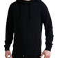 Dolce & Gabbana Blue Cashmere Hooded Pullover Sweater