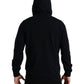 Dolce & Gabbana Blue Cashmere Hooded Pullover Sweater