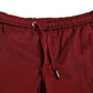 Dolce & Gabbana Maroon Jogging Cotton Stretch Men Jogger Pants