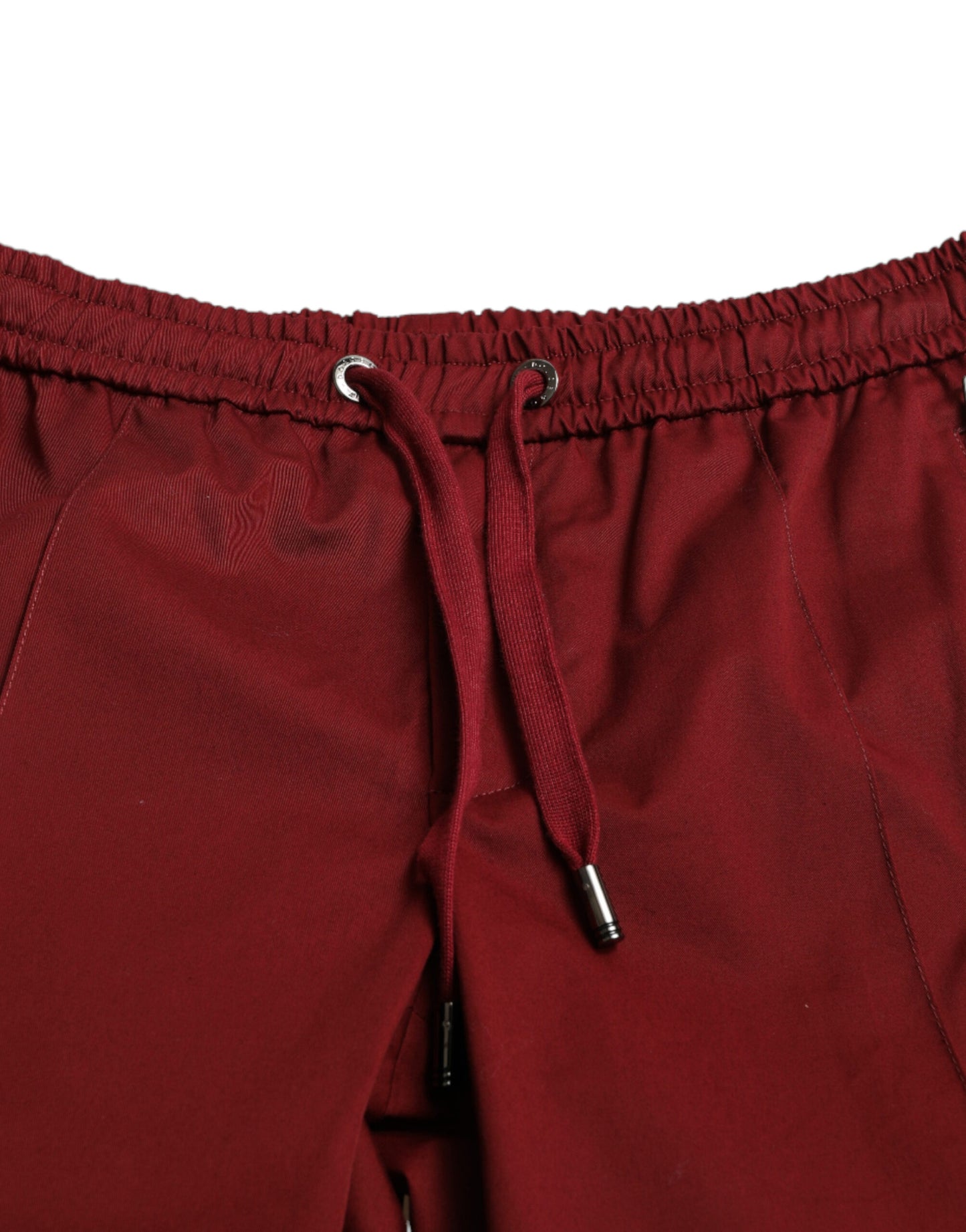 Dolce & Gabbana Maroon Jogging Cotton Stretch Men Jogger Pants