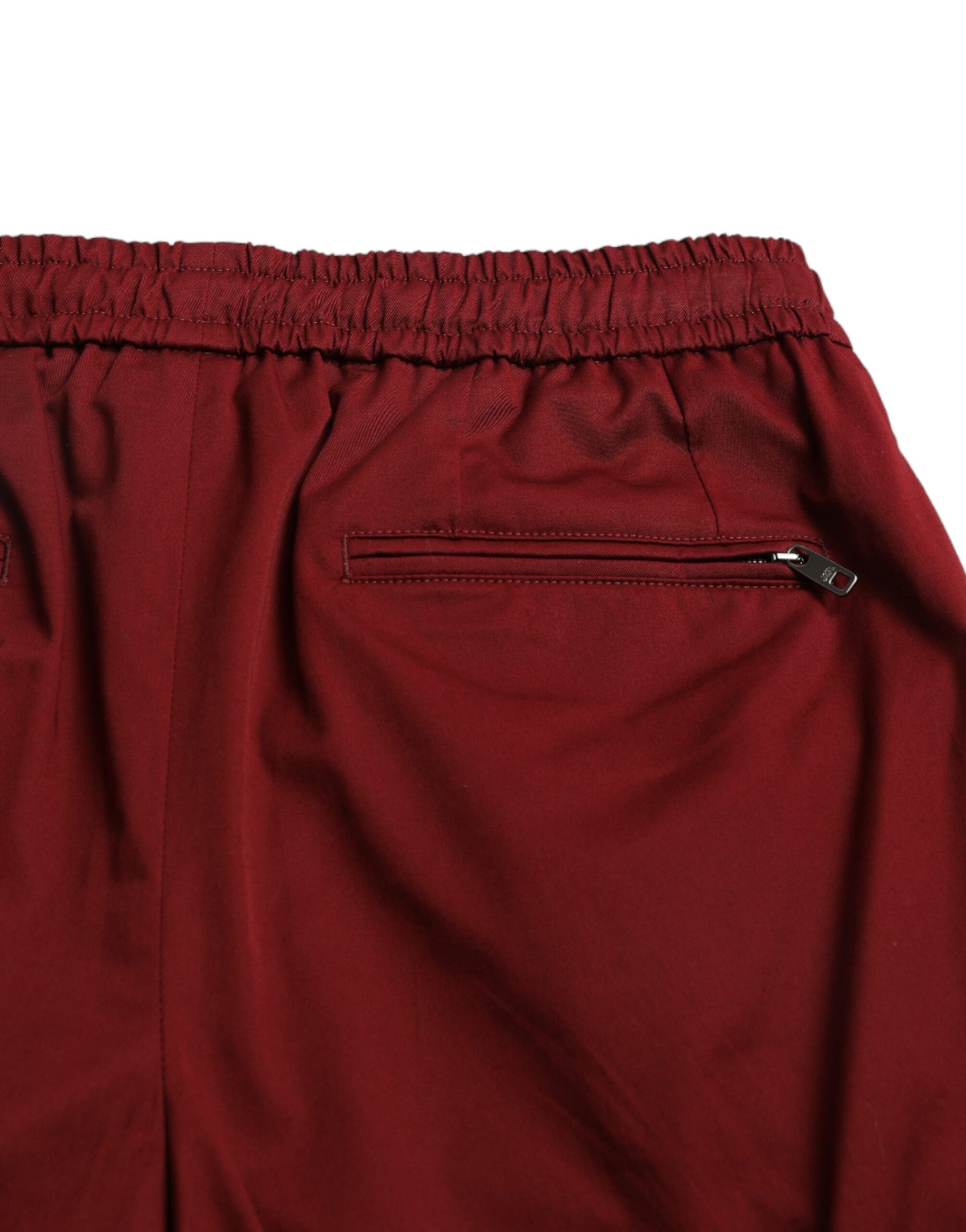 Dolce & Gabbana Maroon Jogging Cotton Stretch Men Jogger Pants