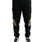 Dolce & Gabbana Black Cotton Slim Stretch Jogger Pants