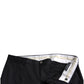 Dolce & Gabbana Black Slim Cotton Formal Dress Pants