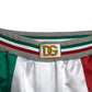 Dolce & Gabbana Multicolor Italian Patch Slim Jogger Pants