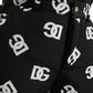 Dolce & Gabbana Black Logo DG Print Wide Leg Pants