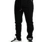 Dolce & Gabbana Black Cotton Blend Jogger Sweatpants Pants