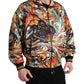 Dolce & Gabbana Multicolor Abstract Bomber Jacket