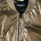 Dolce & Gabbana Bronze Nylon Full Zip Men Bomber Jacket