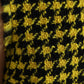 Dolce & Gabbana Yellow Houndstooth Sleeveless Aline Mini Dress