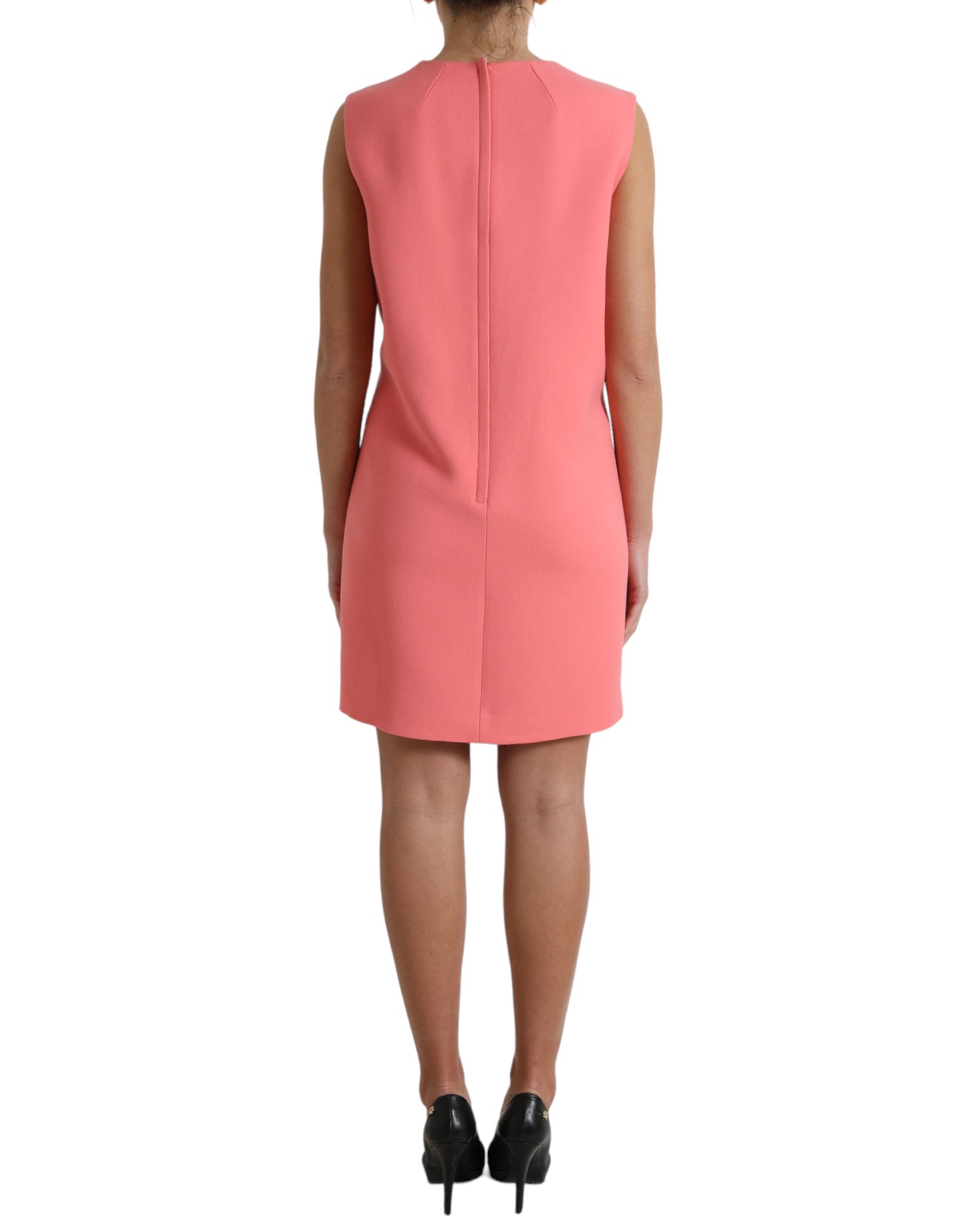 Dolce & Gabbana Chic Pink Sleeveless Dress