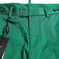 Dolce & Gabbana Deep Green Cotton Stretch Men Bermuda Shorts