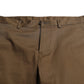 Dolce & Gabbana Brown Cotton Stretch Men Bermuda Shorts