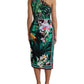 Dolce & Gabbana Tropical Jungle Print One-Shoulder Dress