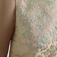 Dolce & Gabbana Elegant Beige Lurex Jacquard Dress