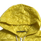 Dolce & Gabbana Yellow Nylon Quilted Hooded Pullover Jacket