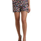 Dolce & Gabbana Multicolor Floral High Waist Shorts