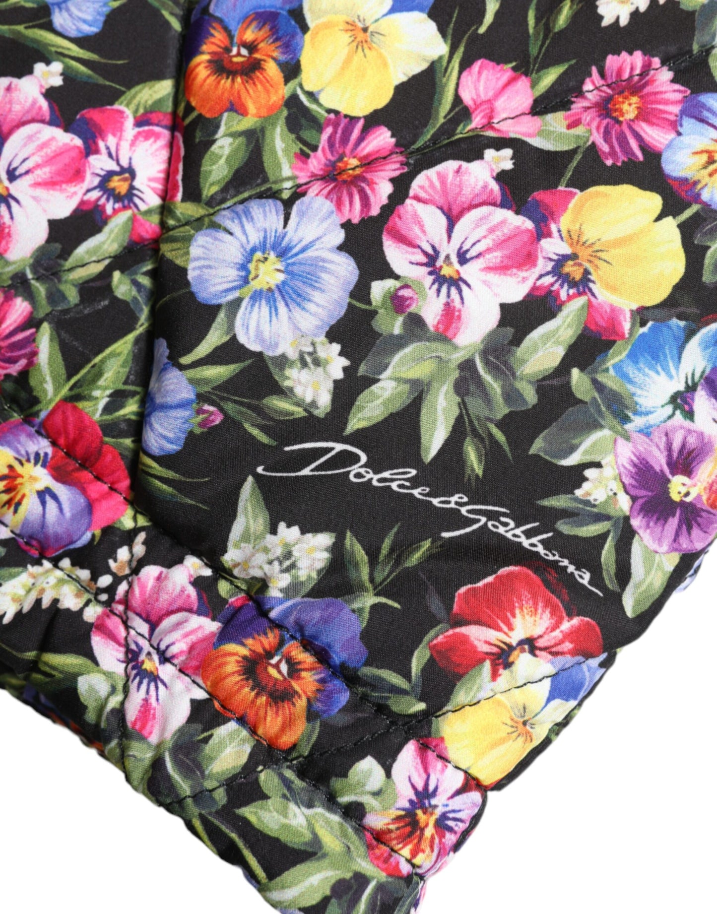 Dolce & Gabbana Multicolor Floral High Waist Shorts