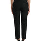 Dolce & Gabbana Black High Waist Tapered Pants