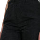 Dolce & Gabbana Black High Waist Tapered Pants