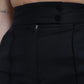 Dolce & Gabbana Black Wool High Waist Tapered Pants