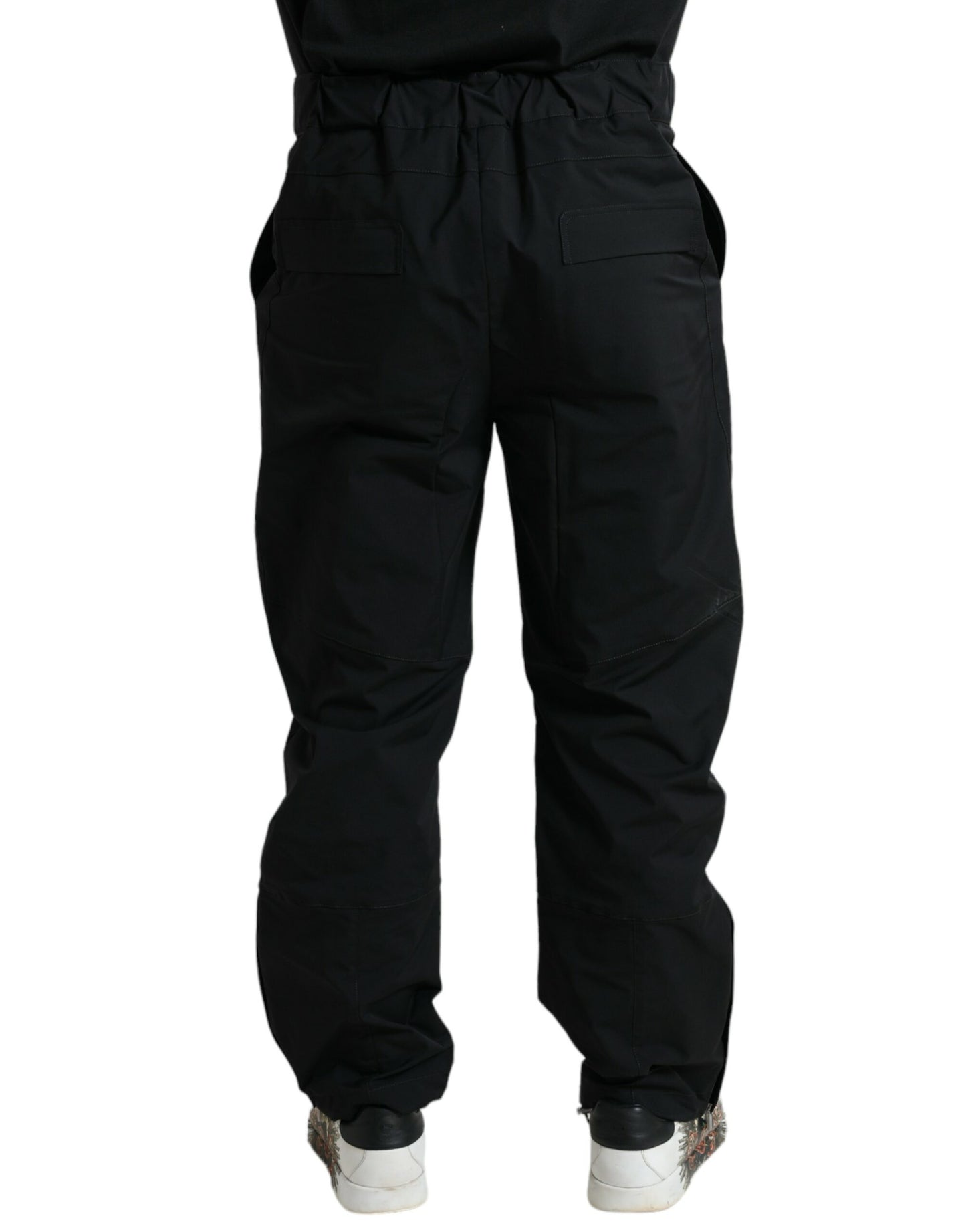 Dolce & Gabbana Black Logo Straight Pants