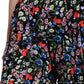 Dolce & Gabbana Black Floral High Waist Hot Pants Shorts