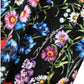 Dolce & Gabbana Black Floral High Waist Hot Pants Shorts