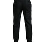 Dolce & Gabbana Black Wool Slim Fit Formal Trouser Dress Pants