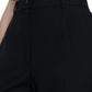 Dolce & Gabbana Black Wool High Waist Straight Pants