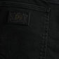 Dolce & Gabbana Black Cotton Stretch Bermuda Denim Shorts