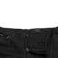 Dolce & Gabbana Black Cotton Stretch Bermuda Denim Shorts