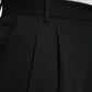 Dolce & Gabbana Black Wool Formal Straight Fit Dress Pants