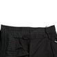 Dolce & Gabbana Black Cotton Stretch Cargo Bermuda Shorts