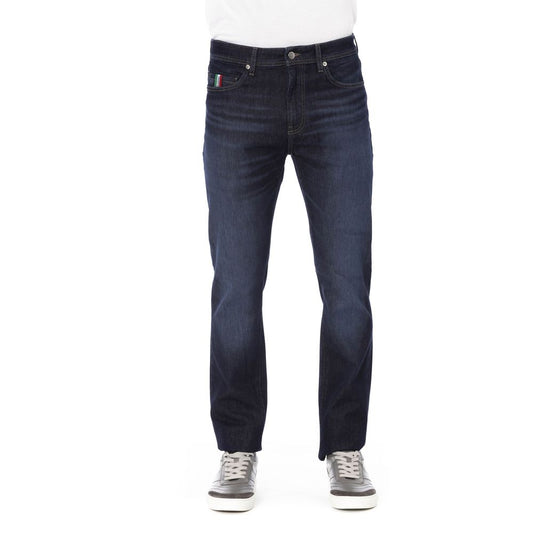 Baldinini Trend Blue Cotton Jeans & Pant