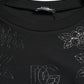 Dolce & Gabbana Black Pullover Floral Logo Applique Sweater