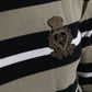 Dolce & Gabbana Multicolor Stripes Logo Turtle Neck Pullover Sweater