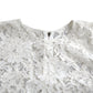 Dolce & Gabbana Elegant White Lace Blouse