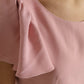 Dolce & Gabbana Pink Short Sleeves Round Neck Blouse Top