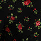 Dolce & Gabbana Black Rose Tie Sleeve Turtleneck Blouse Top