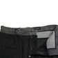 Dolce & Gabbana Black Gray Slim Cotton Denim Jeans Pants