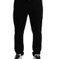 Dolce & Gabbana Black DG Logo Skinny Jogger Sweatpants Pants